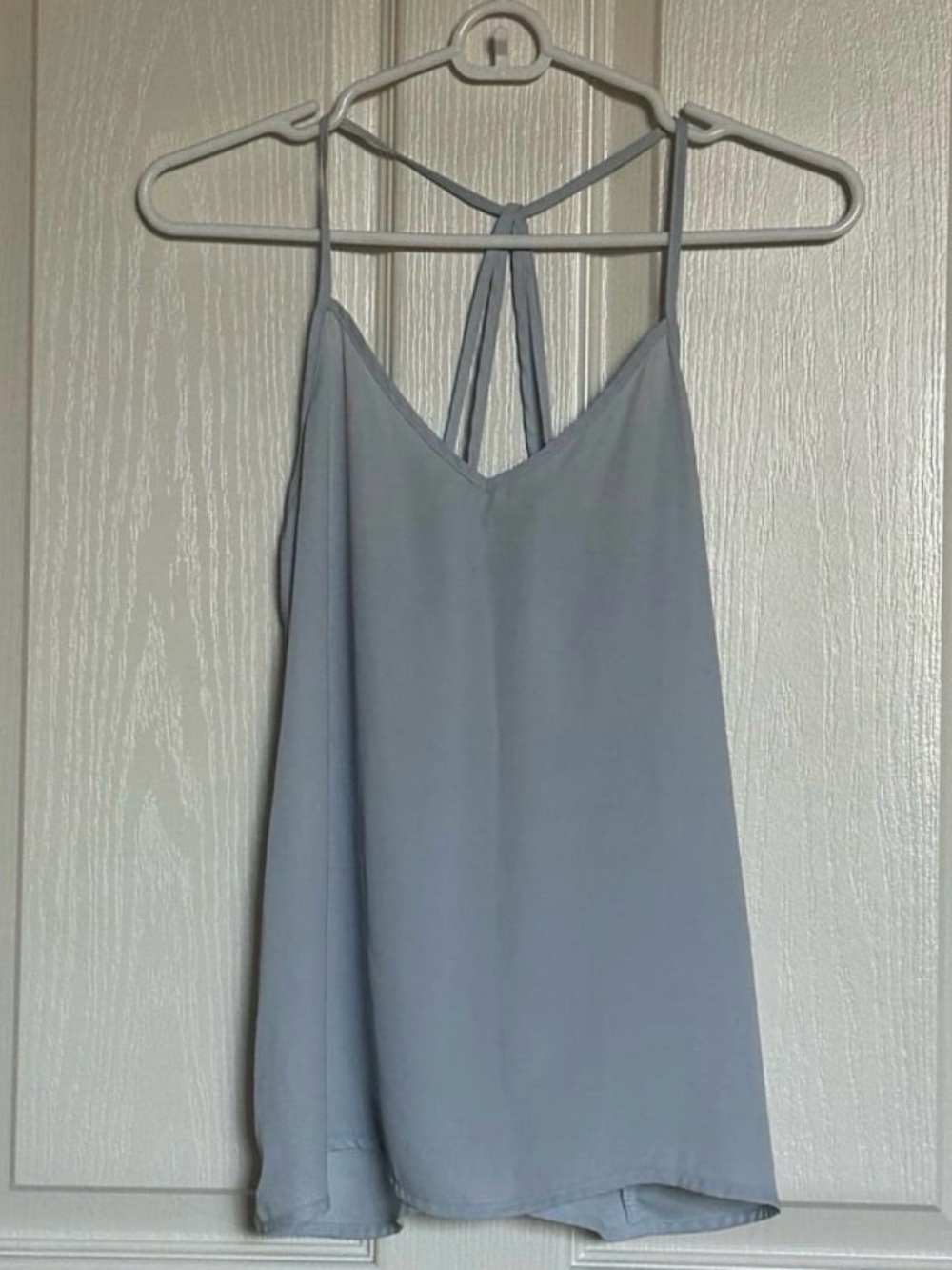 Abercrombie Light Blue Strappy V-Neck Cami
